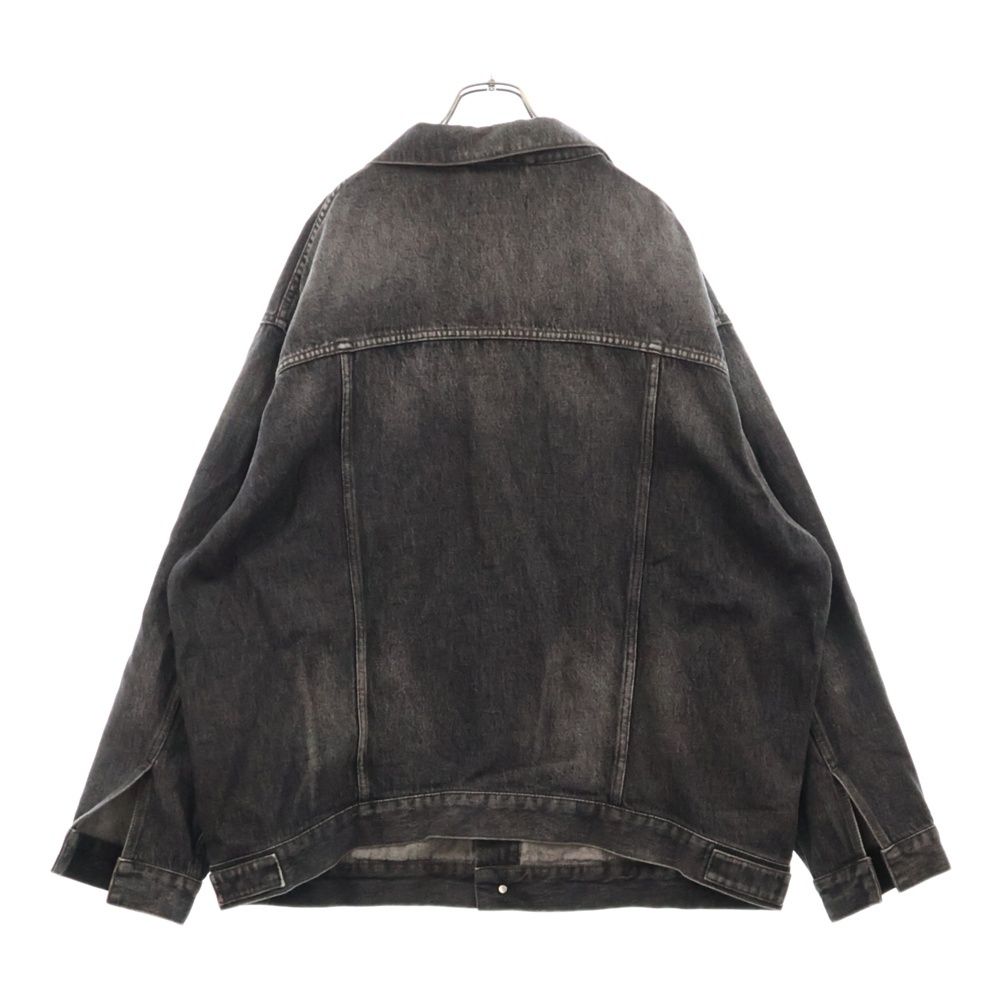 バレンシアガ デニムジャケット ブラック 2WAY BALENCIAGA Balenciaga ウォッシュド デニムジャケット | ブラック