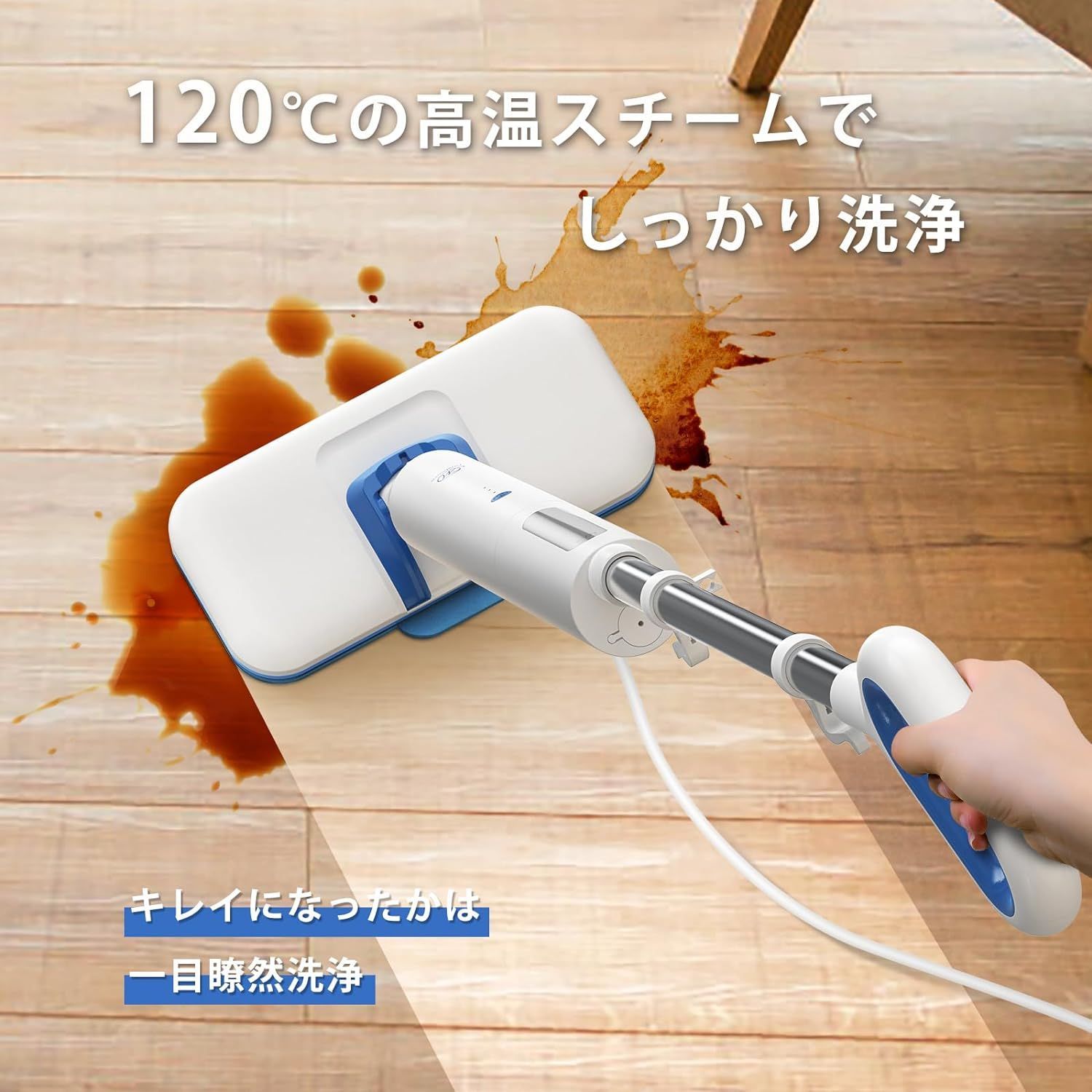 Mistsince Mistsince スチームクリーナー スチームモップ 高温スチーム 