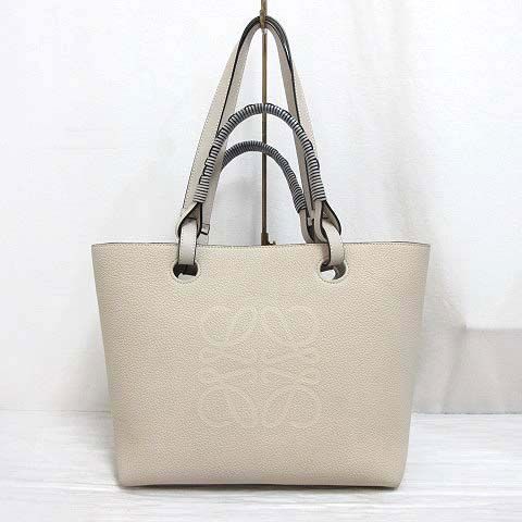 ロエベ LOEWE アナグラム トート バッグ スモール ライトグレー