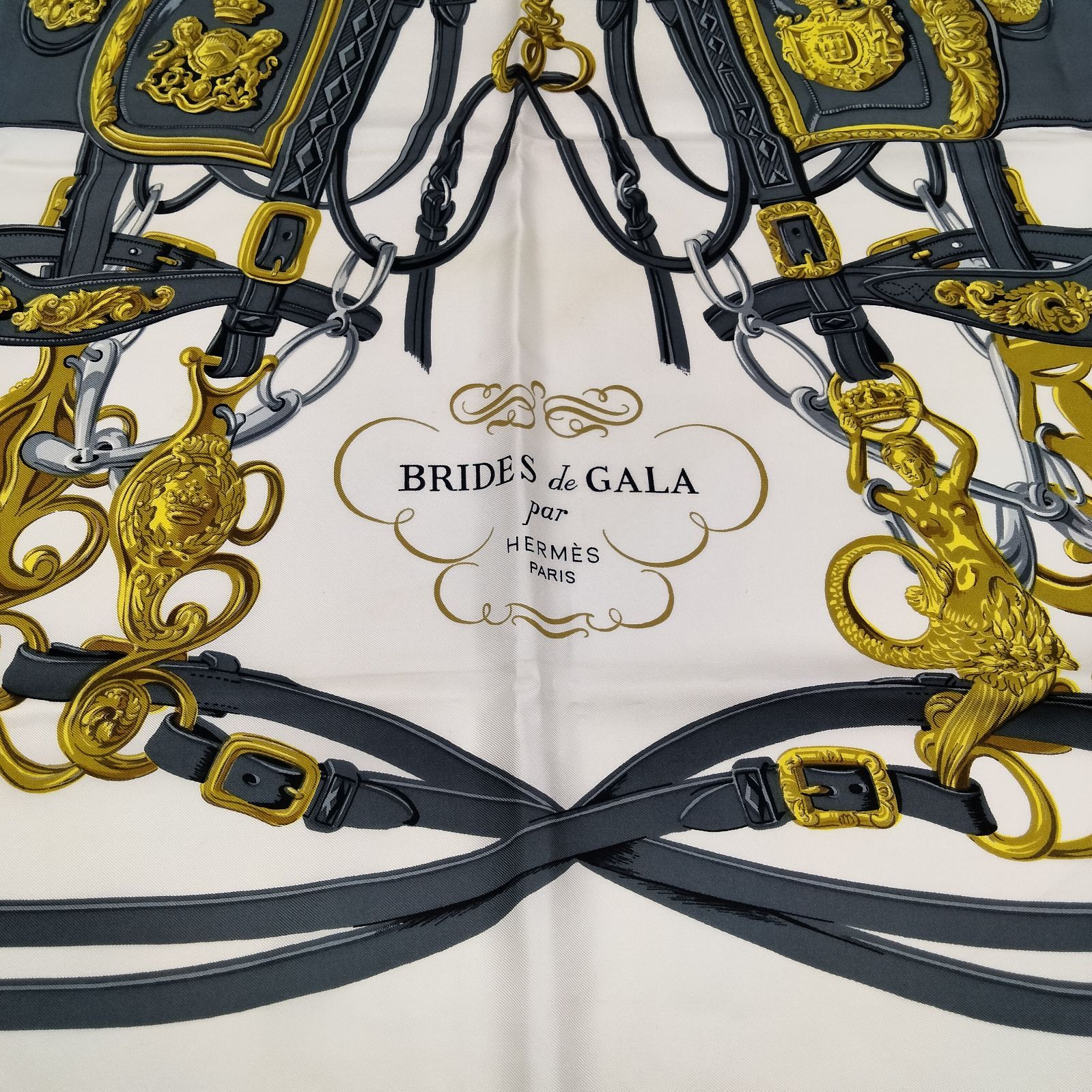 ✨HERMES✨ カレ90 BRIDES de GALA タグあり 大判スカーフ - メルカリ