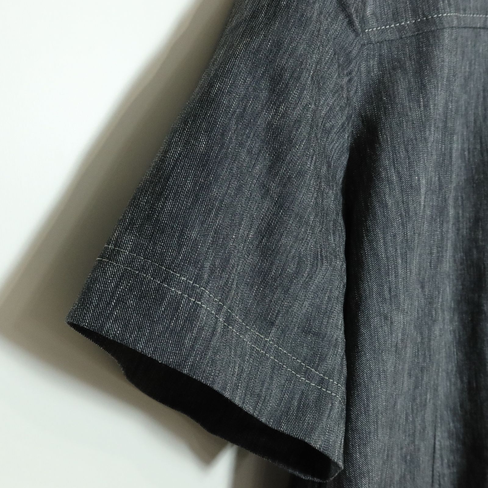 極美品】レリアン☆デニム風ワンピース 大きいサイズ17＋ ブルーグレー  