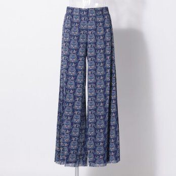 VIVIENNE TAM ヴィヴィアンタム パワーネット DRAGON ALLOVER PRINTED STRETCH NET パンツ42