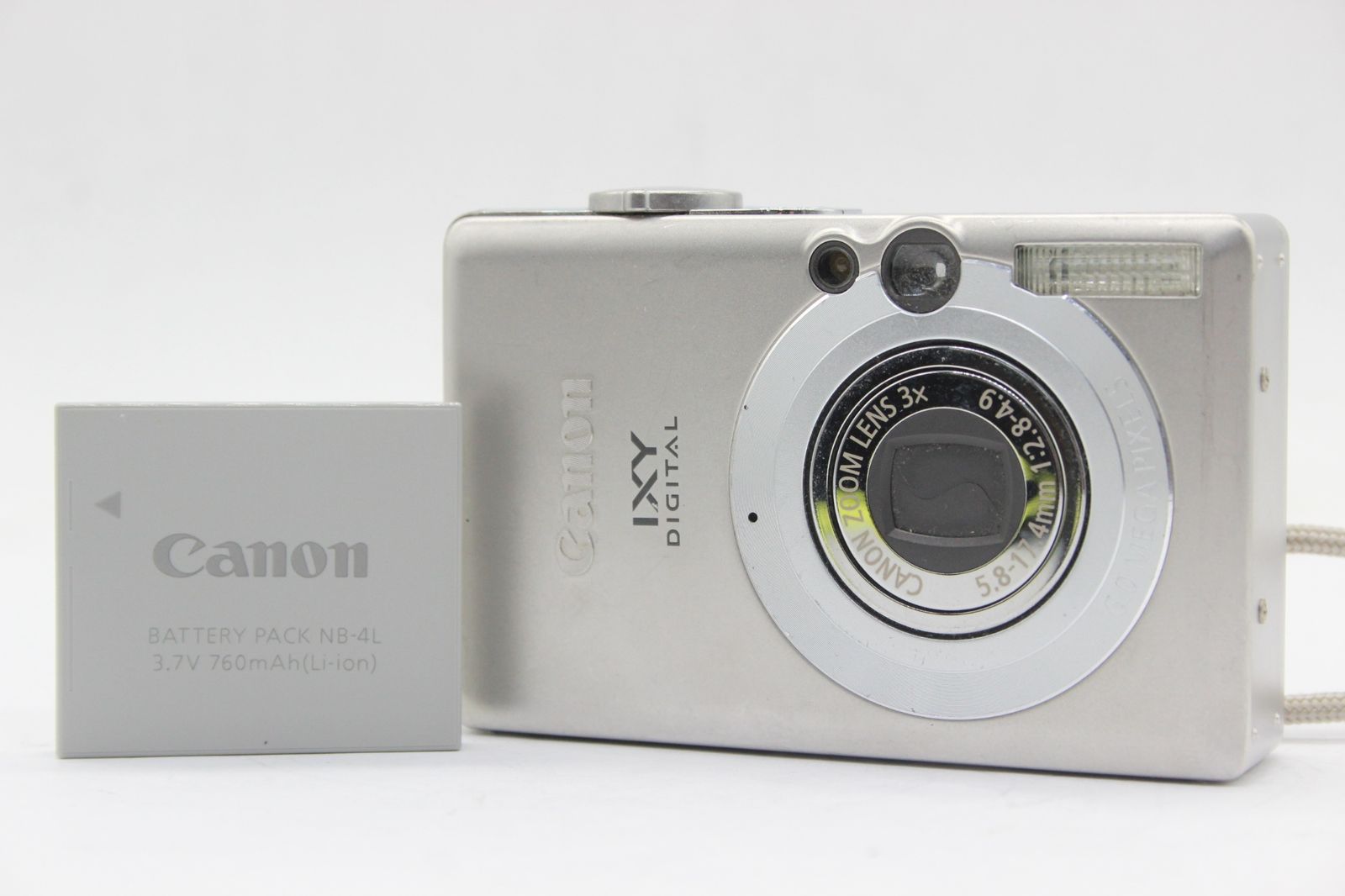 返品保証】 キャノン Canon IXY Digital 70 3x バッテリー付き コンパクトデジタルカメラ s9066 - メルカリ
