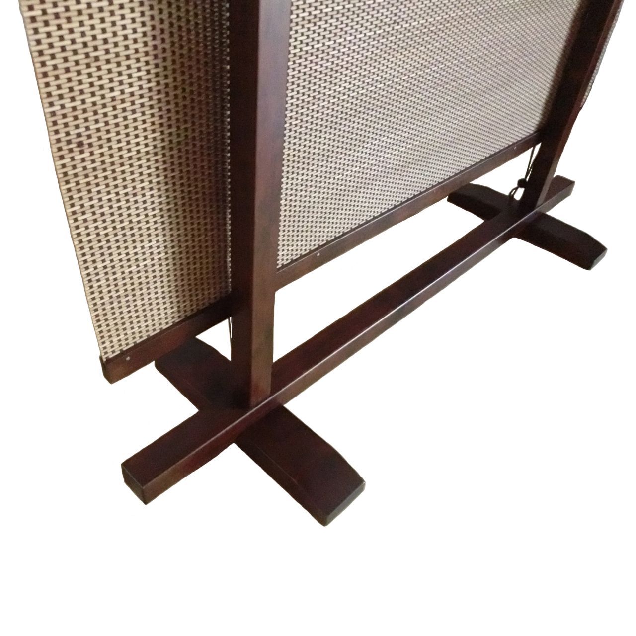 訳あり 間仕切り 衝立 パーテーション ドット柄編み 天然竹 メープル