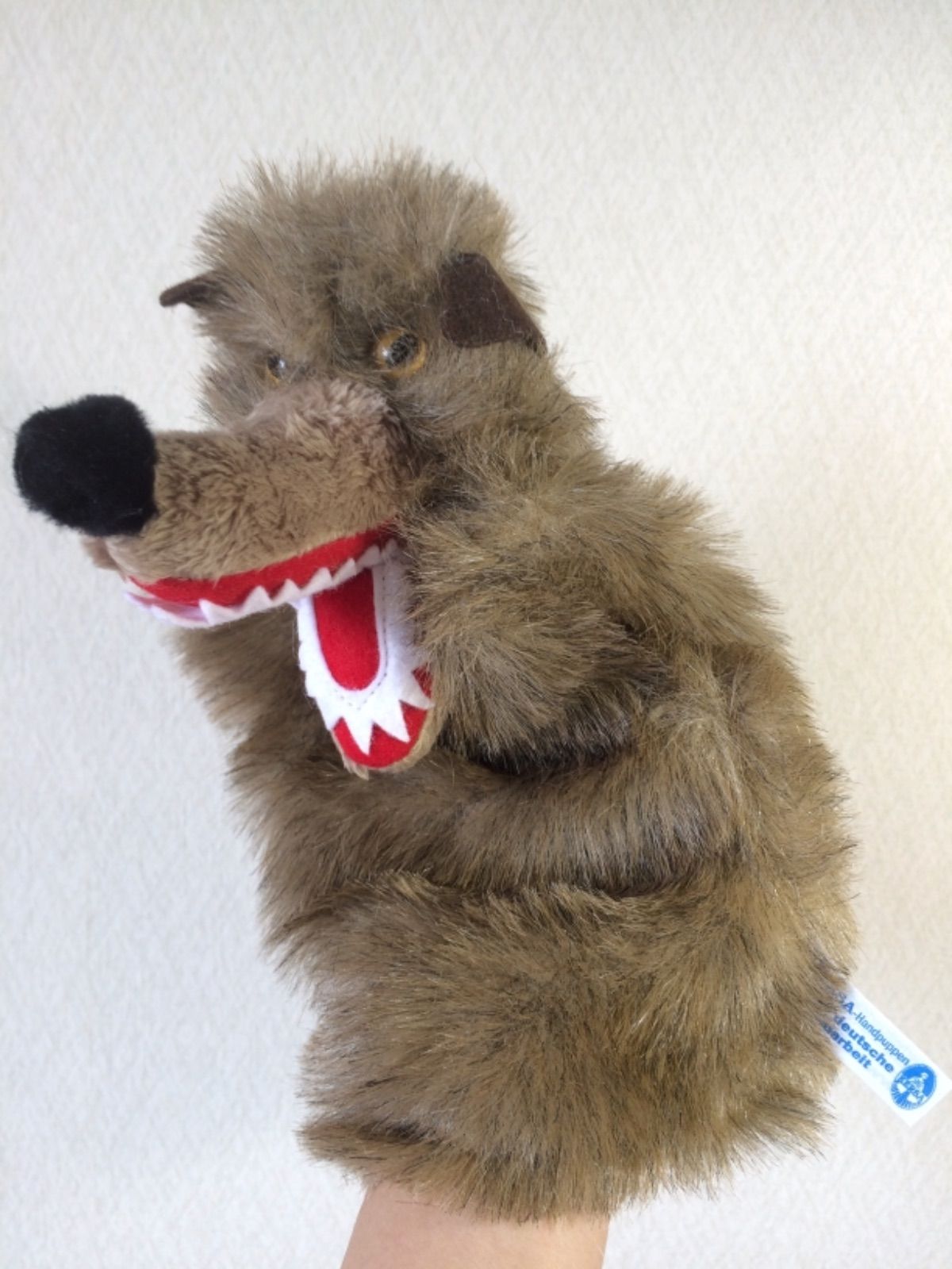 赤ずきんちゃんとオオカミ 1セット ハンドパペット ドイツ製