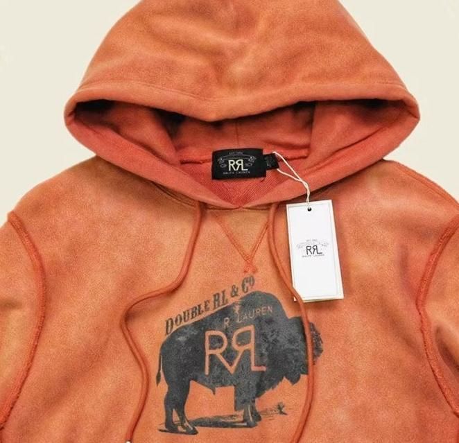 新品 大人気 RRL LOGO FLEECE HOODIE パーカー - メルカリ 