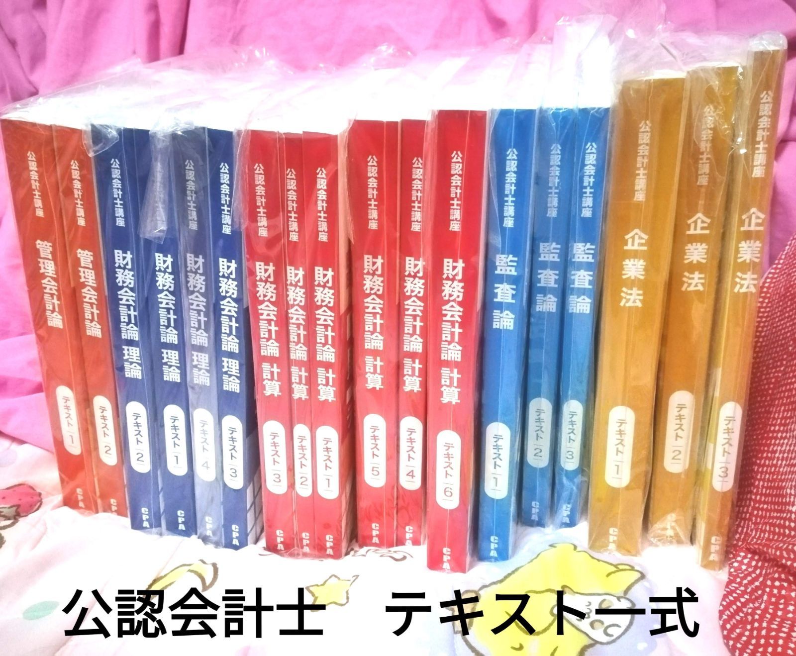 公認会計士 CPA テキスト一式 1８冊 新品未開封 公認会計士 CPA テキスト一式 18冊 新品未開封 - メルカリ