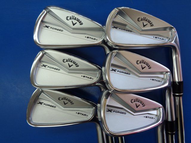 GK高辻激安[4376] アイアンセット キャロウェイ X-FORGED STAR 2024/NSPRO750GHneo(JP) 6本セット/R/5-9 P