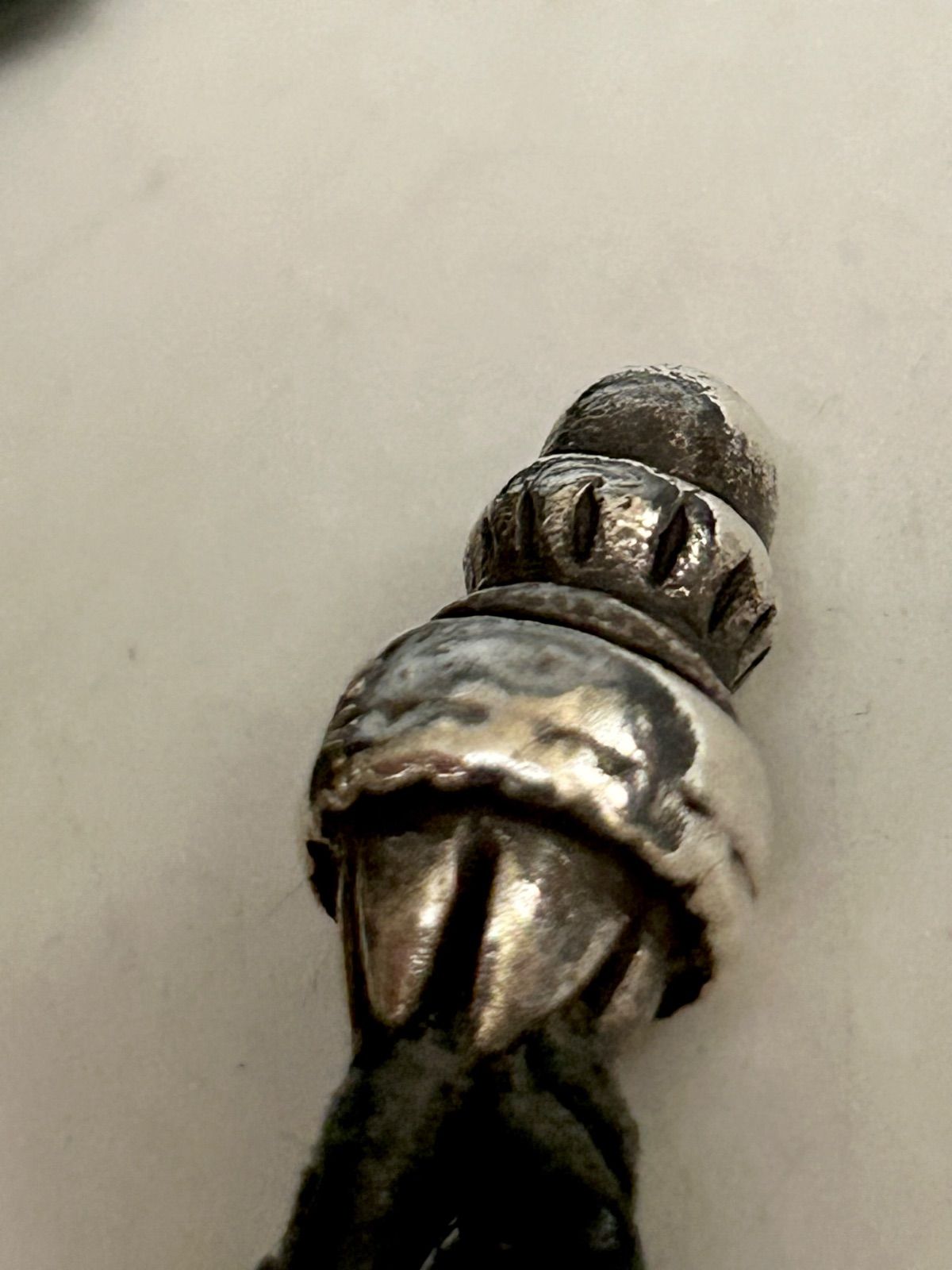 クロムハーツグロメットパーツ付レザーウォレット用ユーズドCANPANAボロチップ