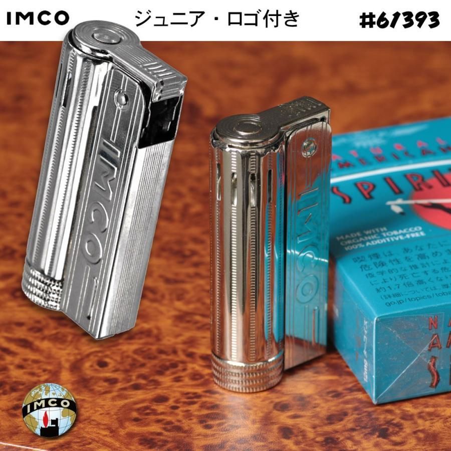 イムコ ライター IMCO ライター イムコジュニア ロゴ付き フリント式 ...