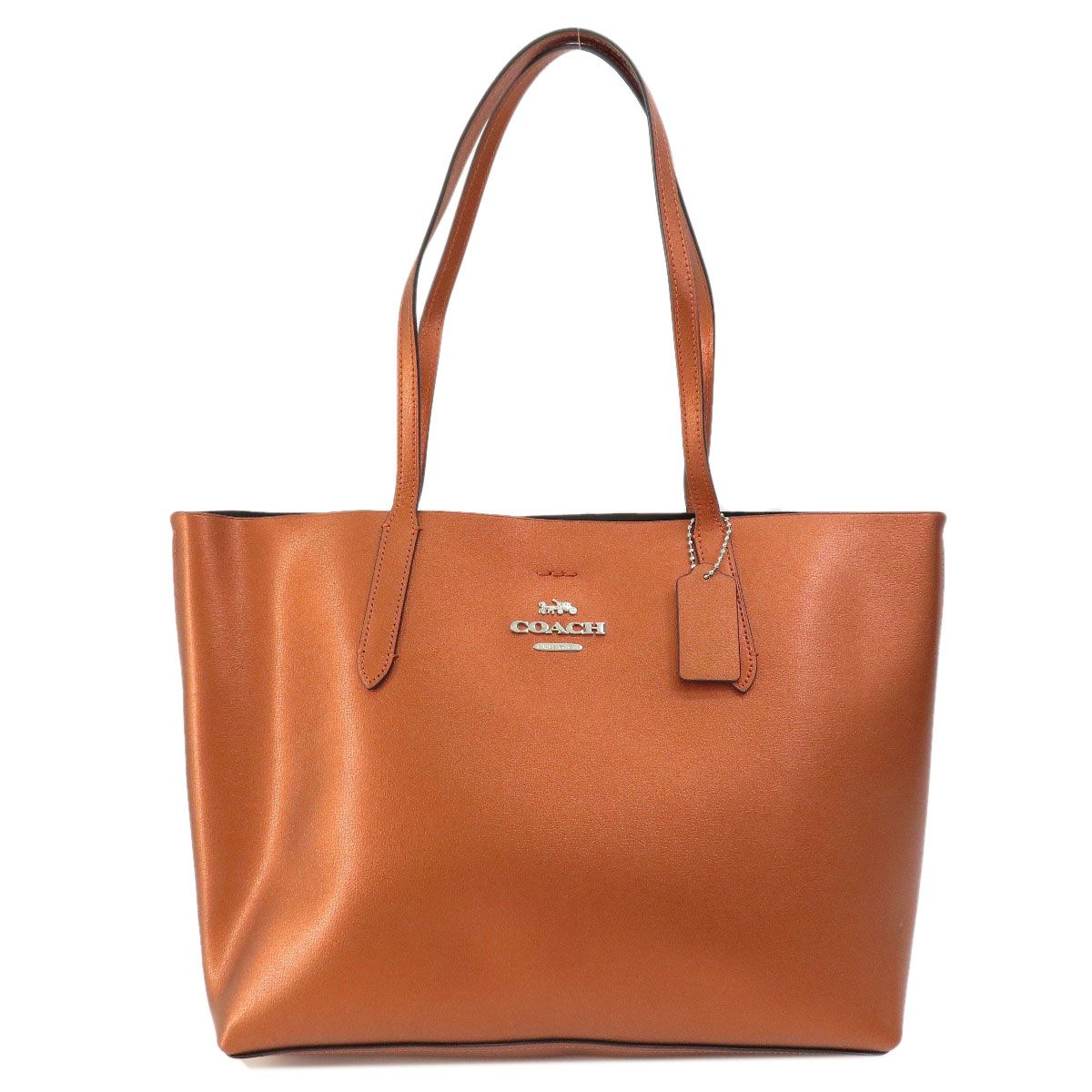 【美品】COACH トートバッグ COACH コーチ F37871 ロゴ トートバッグ レザー レディース