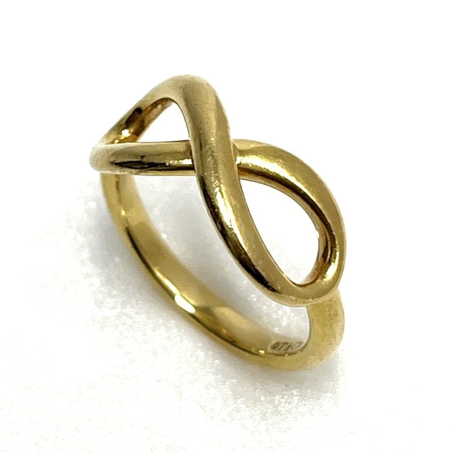 ティファニー インフィニティダイヤモンドリング6号 Ꮶ18イエロー