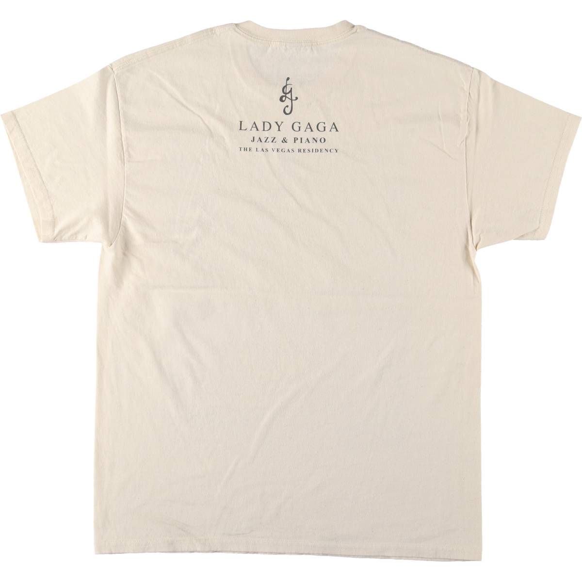 古着 LADY GAGA レディーガガ バンドTシャツ バンT メンズL相当 