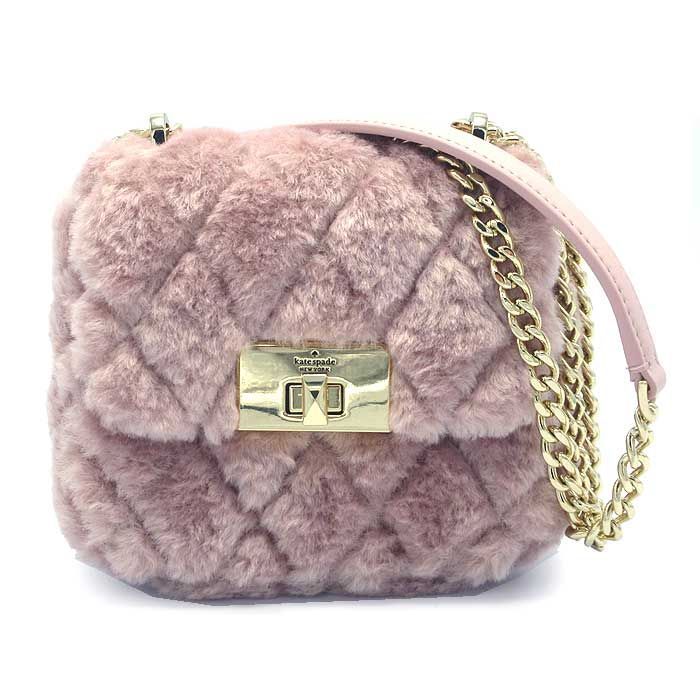 ケイトスペード ニューヨーク ショルダーバッグ フェイクファー マイクロ フラップ クロスボディ KI996 650 アウトレット レディース