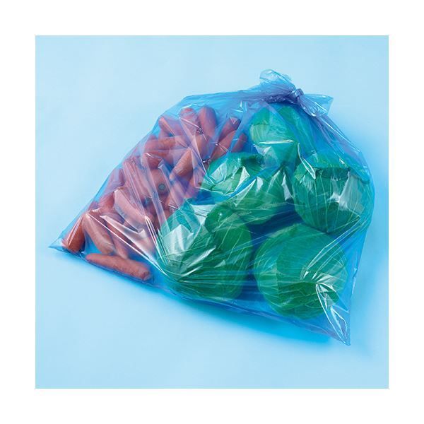 まとめ ジャパックス規格ポリ袋 青透明 90L F-91 1パック 10枚 ×10セット