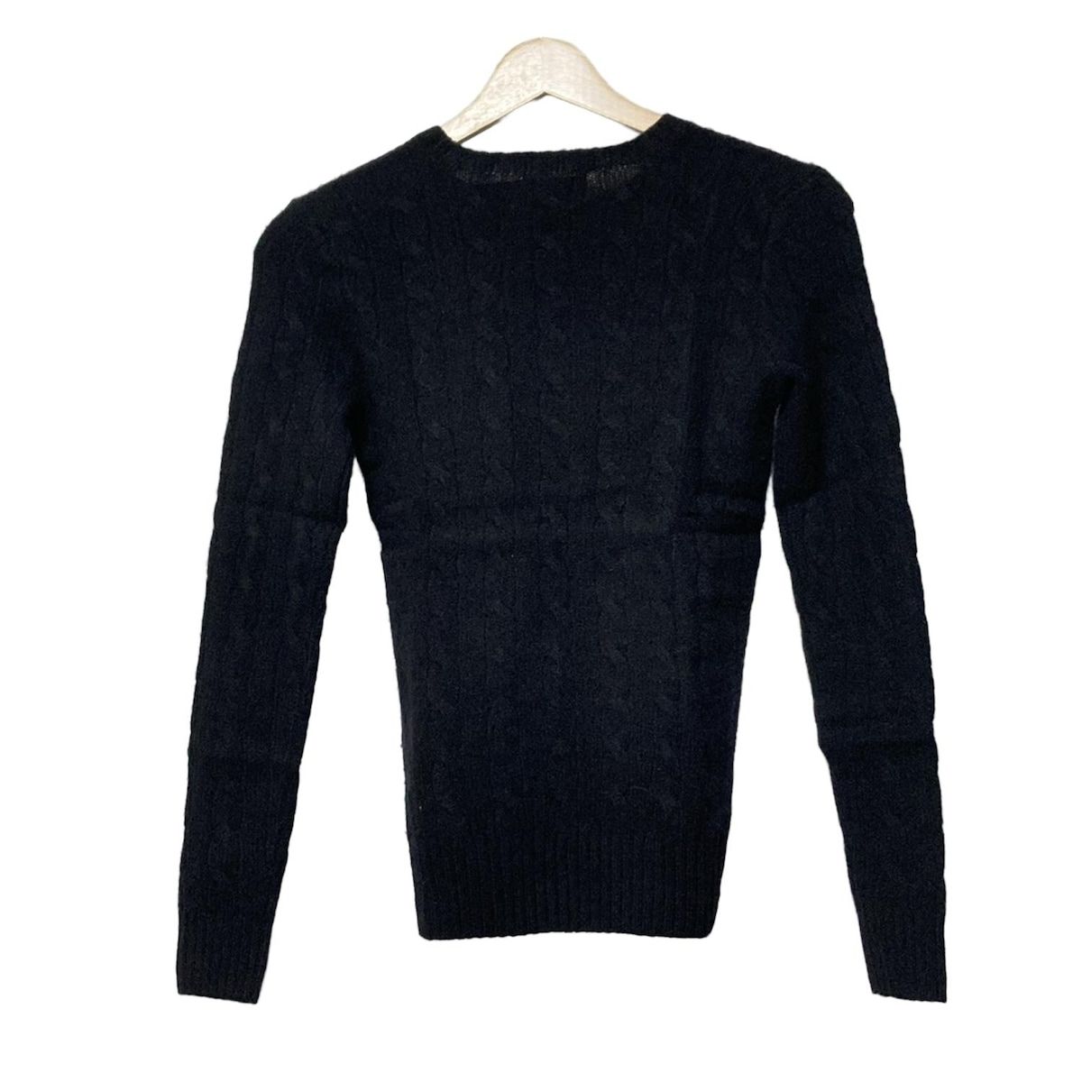 POLObyRalphLauren ポロラルフローレン 長袖セーター サイズXXS XS レディース - 黒 クルーネック