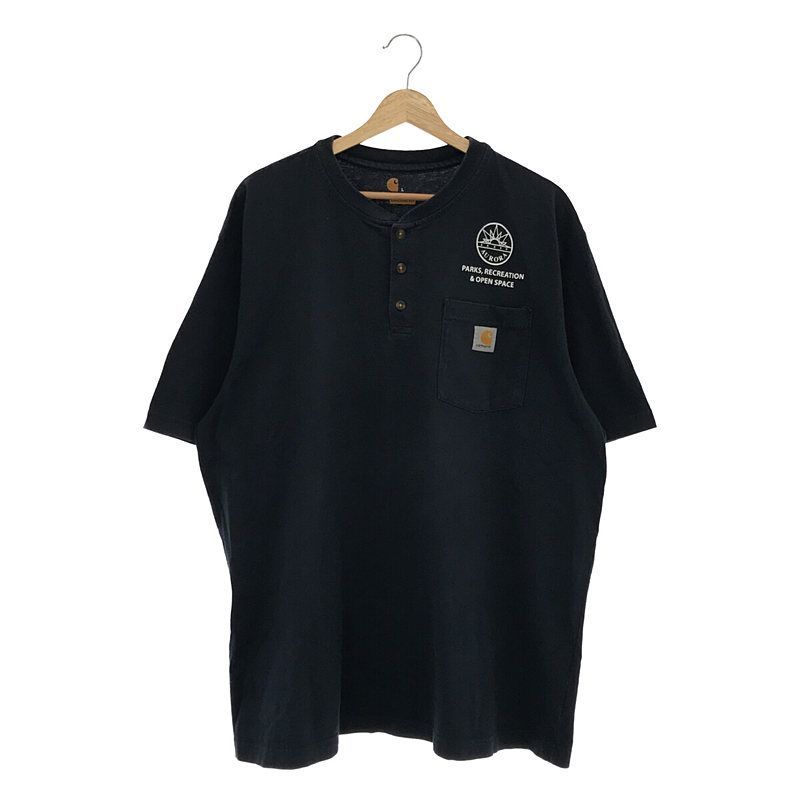 carhartt / カーハート | ビッグシルエット ヘンリーネック  ポケットTシャツ | L |