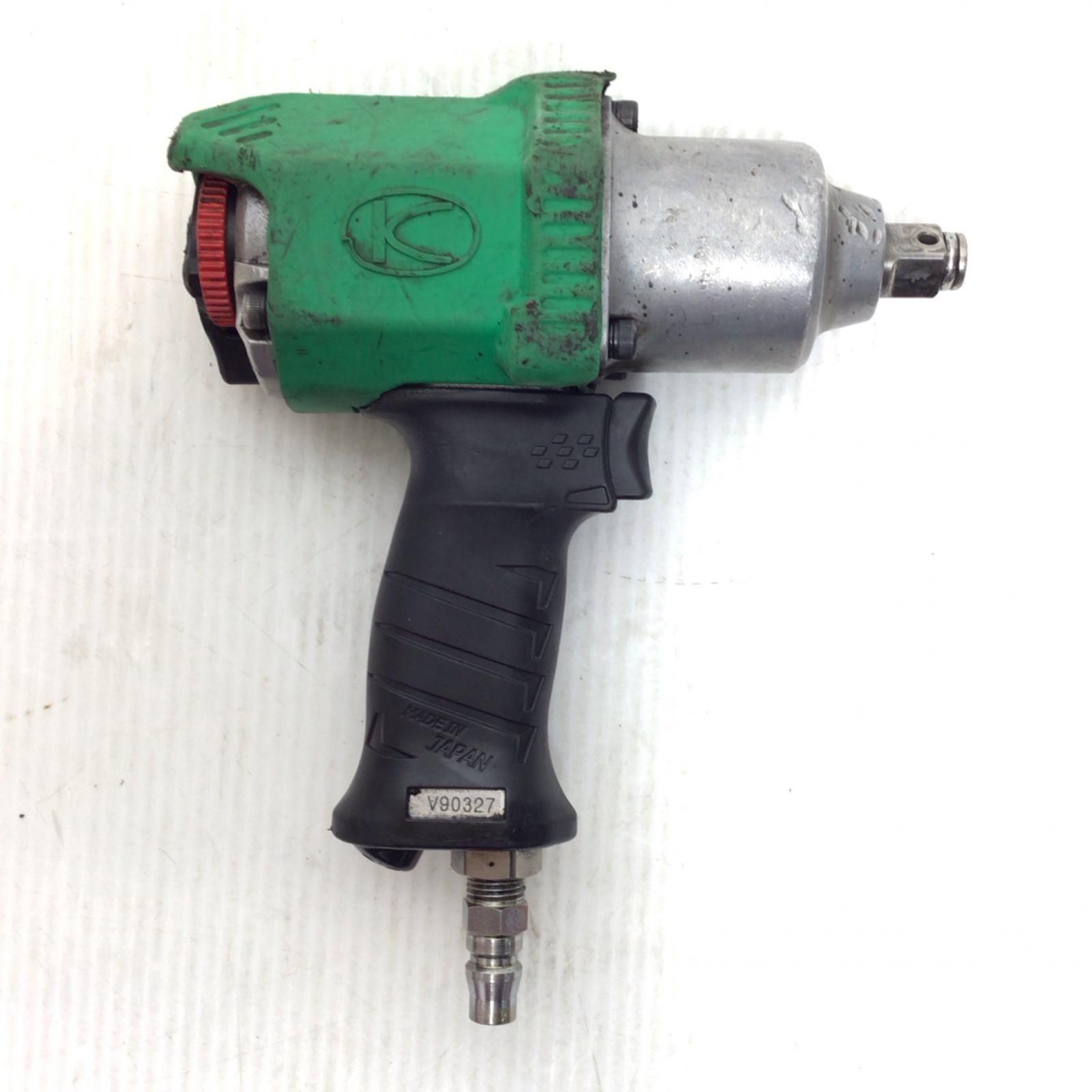 ΘΘ空研工業 KUKEN エアインパクトレンチ 程度C 本体のみ 常圧 KW-1600proZ グリーン