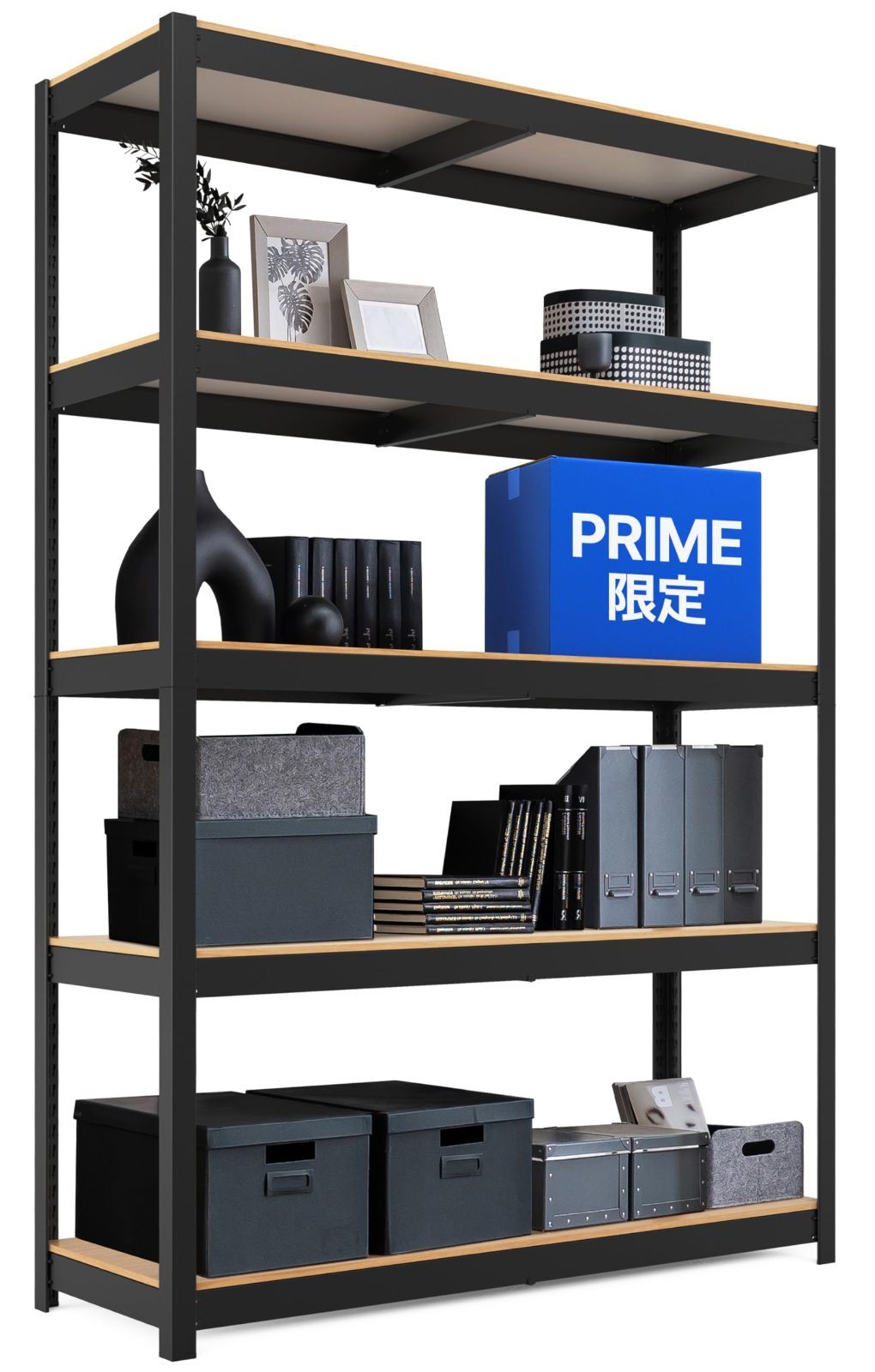 数量 ブラック 高さ180 ホームダント 奥行40 高さ調整 幅120 棚 5段 収納棚 キッチン メタルラック スチールラック クローゼット ラミネート ガラージ 高耐荷重 オフィス 組立簡単 業務用 House 重量物 HOMEDANT