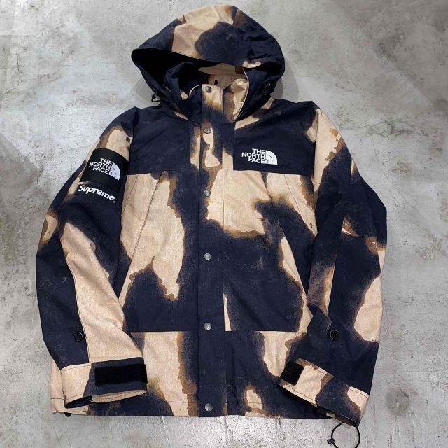 Supreme 21aw The North Face Bleached Denim Print Mountain