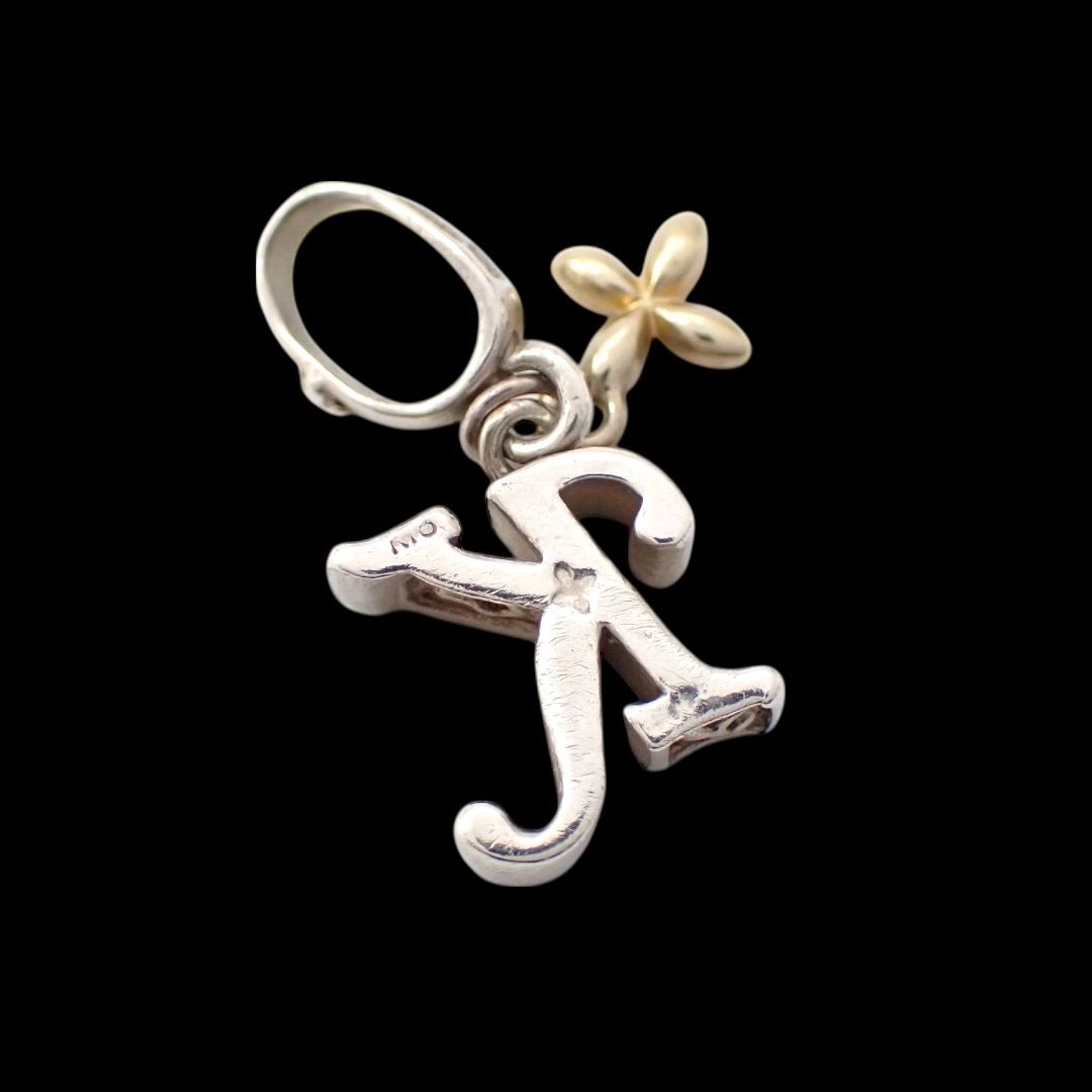 ラブ＆ヘイト LOVE＆HATE ネックレストップ ペンダントトップ 925 K18