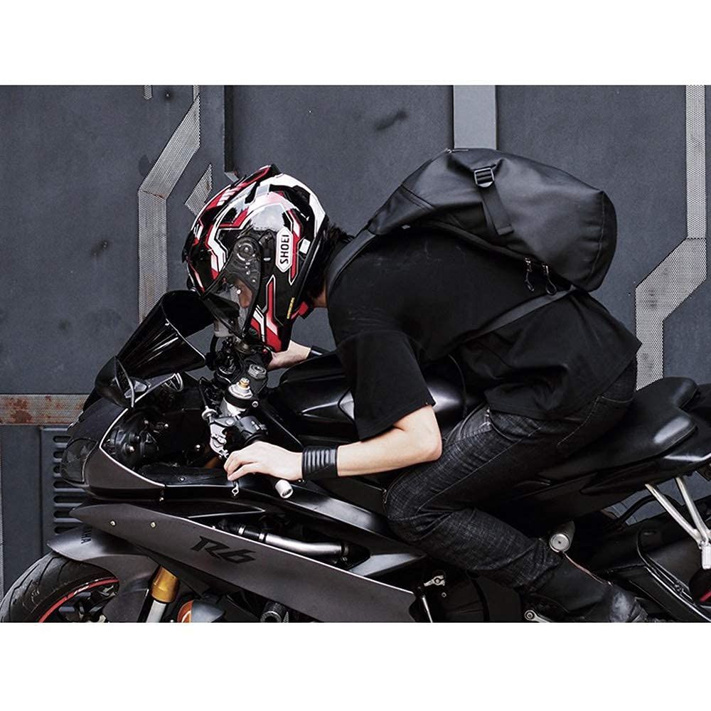 ALECLOT ヘルメット バッグ バイク用 リュック 大容量 防水 サック バ