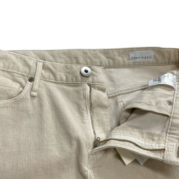 アッパーハイツ upper hights L Appartement コーデュロイロングスカート フリンジ アイボリー 綿混 38 M 9号 レディース S5W114 GULLKHAN_COM