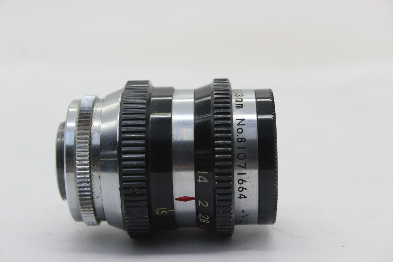 【返品保証】 ヤシカ Yashica YASHINON CINE 13mm F1.4 シネレンズ  s8746 返品保証】 ヤシカ Yashica YASHINON CINE 13mm F1.4 シネレンズ