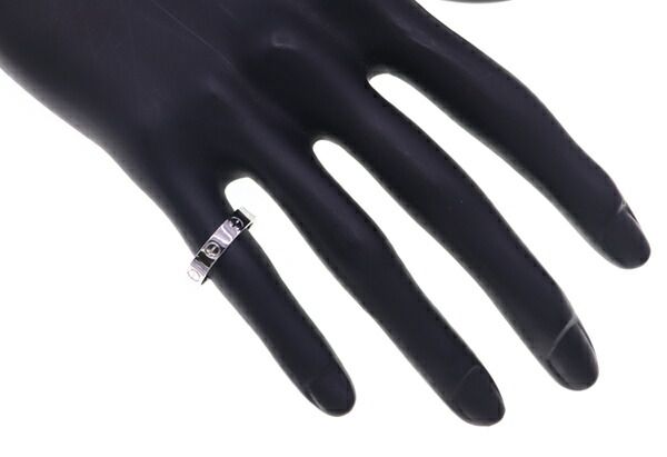 Cartier カルティエ ラブリング パヴェダイヤ 750WG 天然ダイヤ