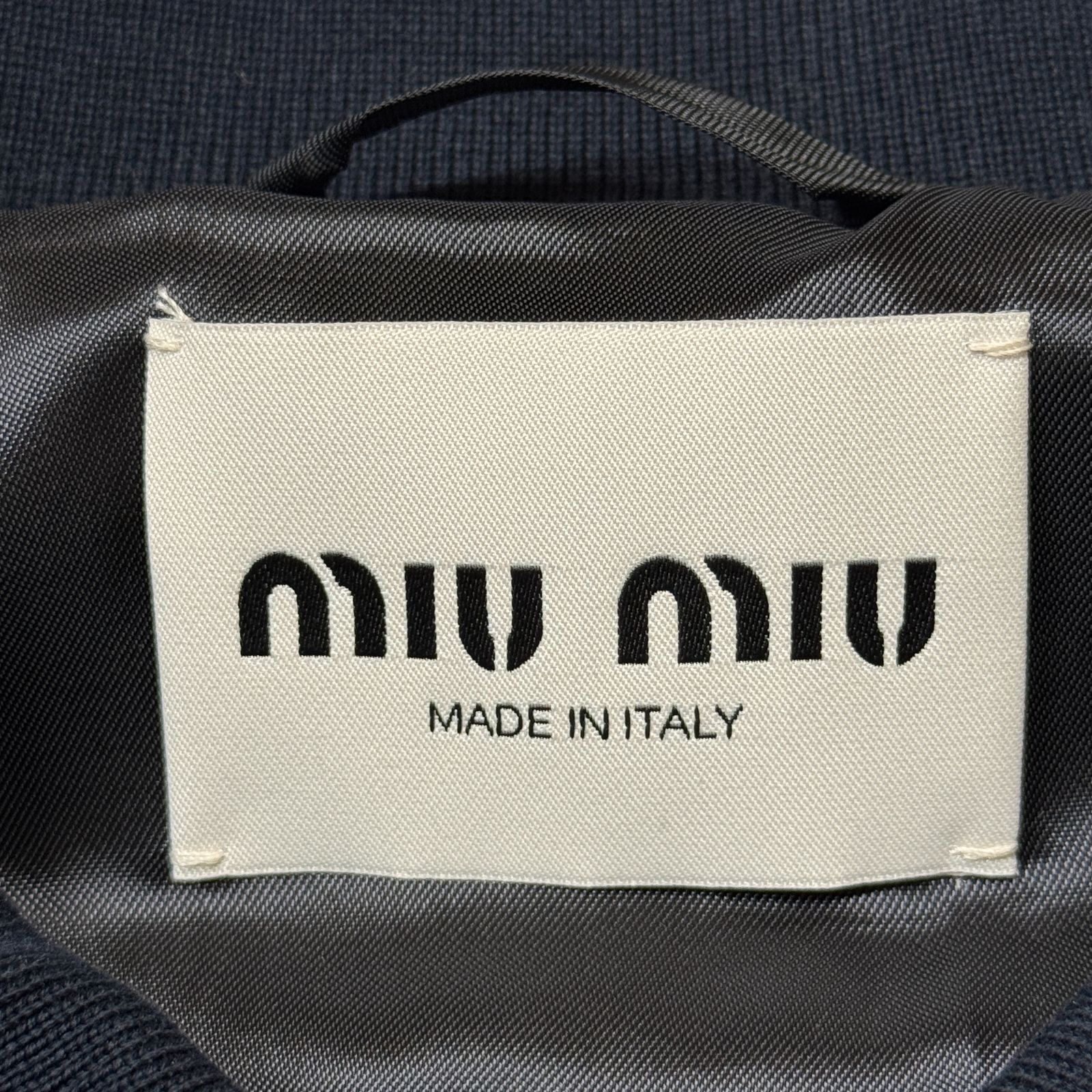 国内正規 未使用品 MIUMIU ボンデッドピケ テクニカルジャージ