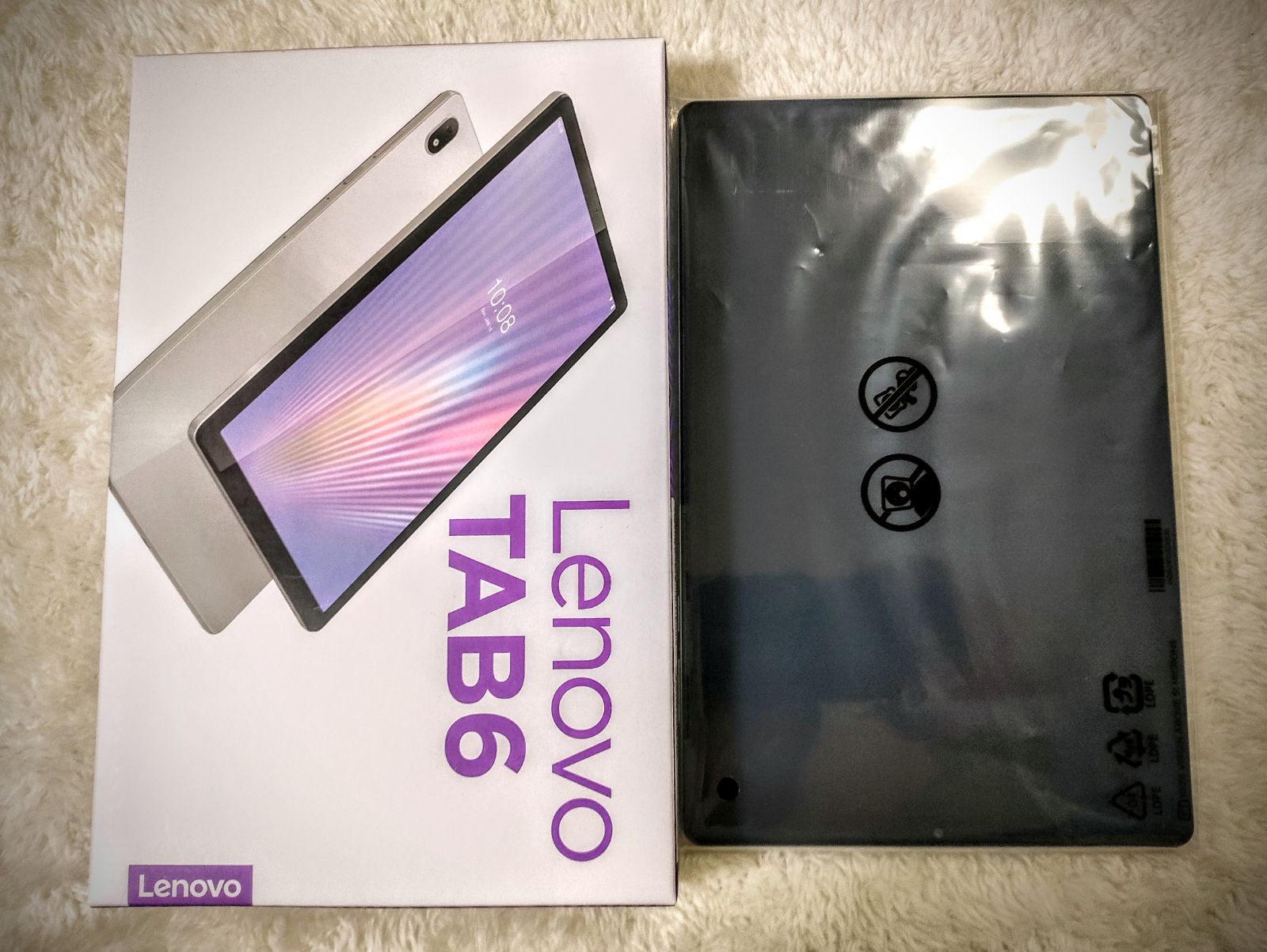 Lenovo TAB6 タブレット レノボ ムーンホワイト 新品未使用