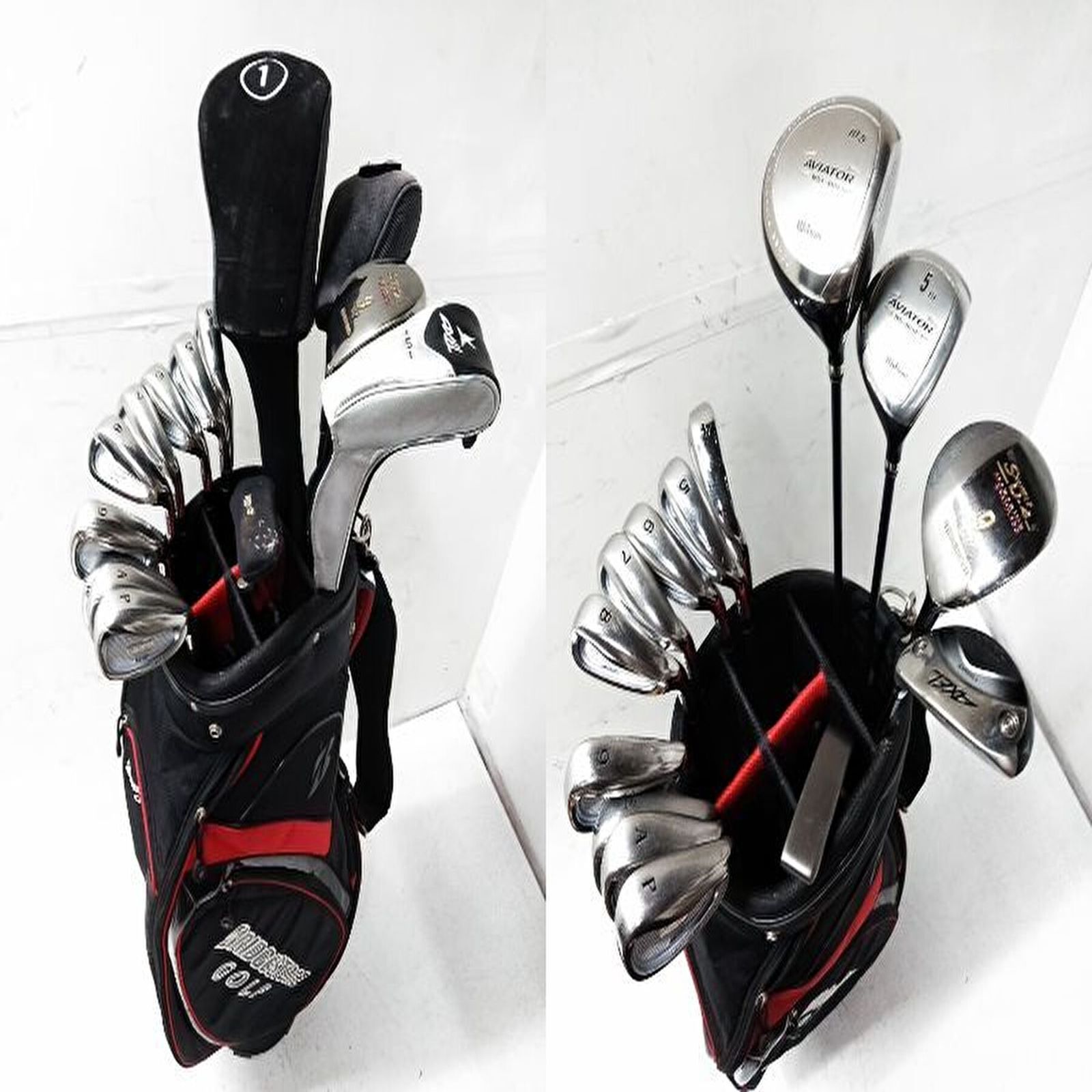 ウィルソン　キャディーバック＋クラブ一式 初心者セット】Wilson ゴルフクラブ&キャディバック ウィルソン