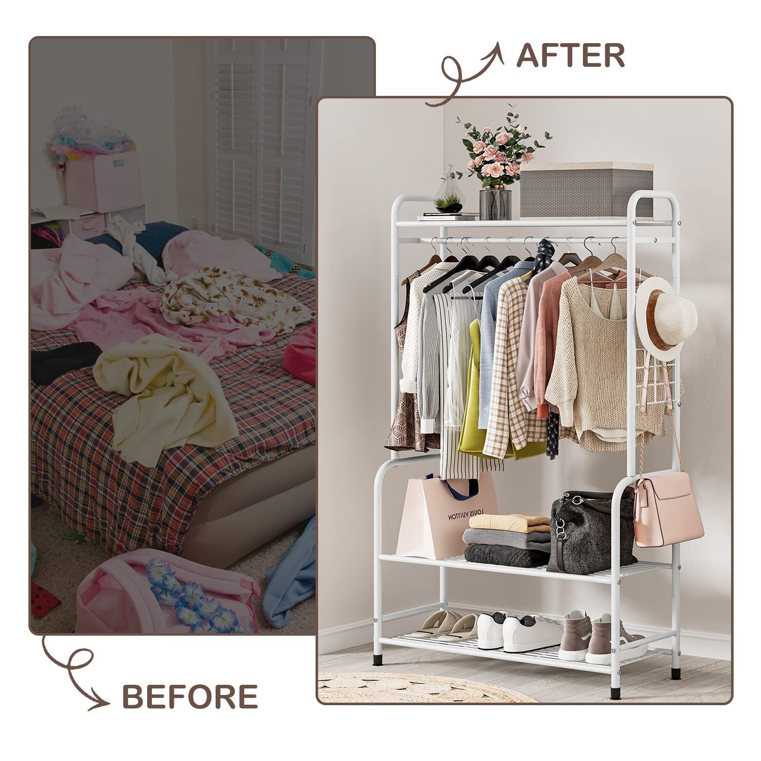 ホワイト 収納ラック