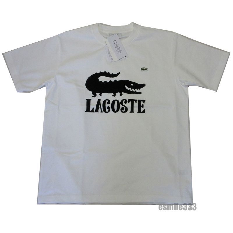 新品未使用 ワニロゴTシャツ白Lサイズ LACOSTE×ONE PIECE② ラコステ