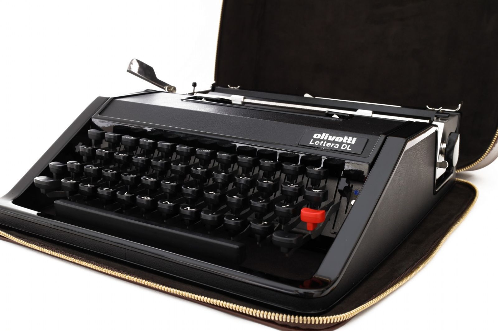 ヌメ本革タイプライターケース olivetti Lettera32、LetteraDLなどに
