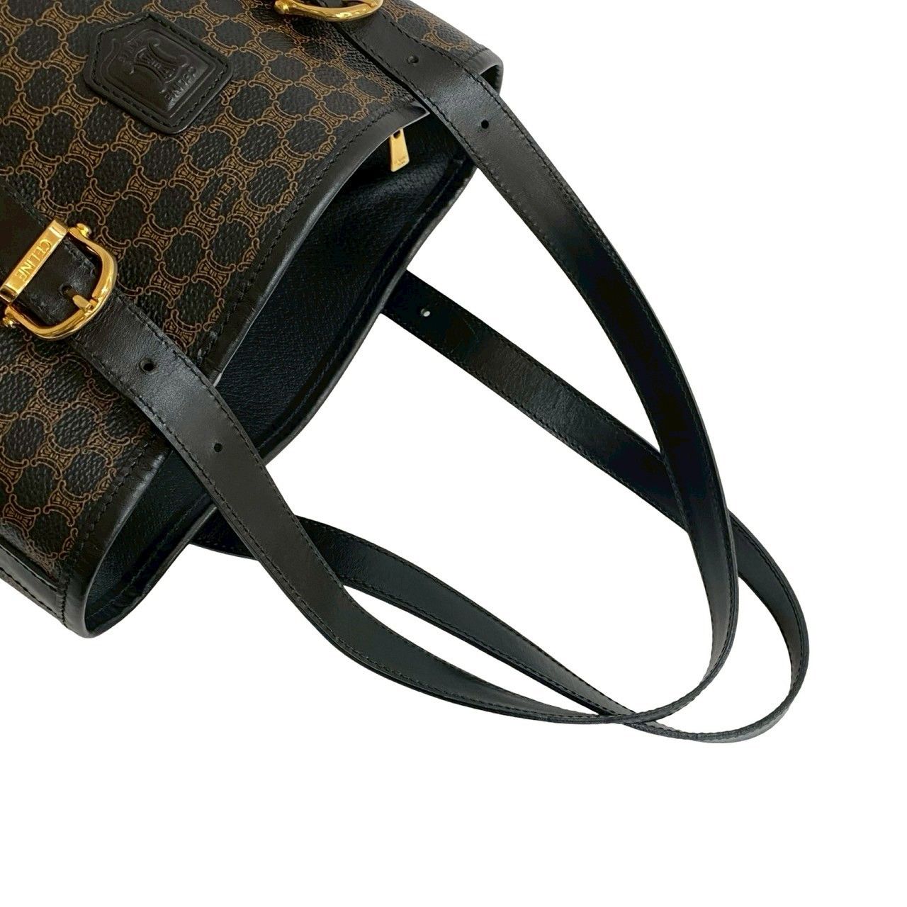 極 美品 CELINE セリーヌ ヴィンテージ マカダム ブラゾン
