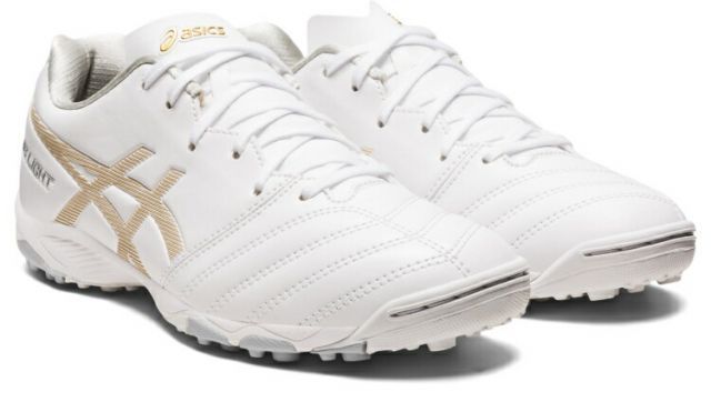 asics アシックス DS LIGHT JR GS TF WHITE/RICH GOLD 20.5 1104A047 122 | スポーツ スポーツ用品 グッズ ツール 雑貨 靴 シューズ 20.5センチ キッズ 子ども サッカー ジュニア メッシュ 白 ホ