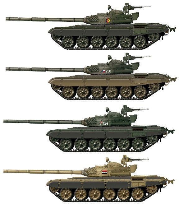 人気 1/35 T-72M/UV-1/UV-2 中戦車 (3 in 1) 1/35 T-72M/UV-1/UV-2 中