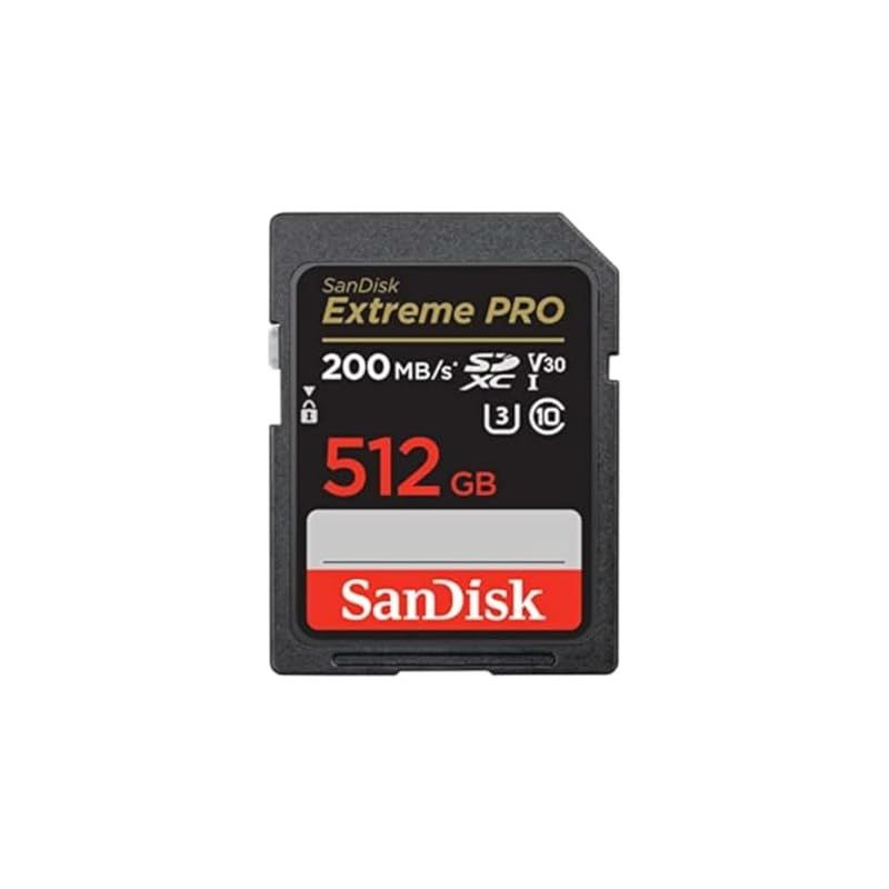 SanDisk (サンディスク) 512GB Extreme PRO SDXC UHS-I メモリーカード - C10、U3、V30、4K UHD、SDカード- SDSDXXD-512G-GN4IN
