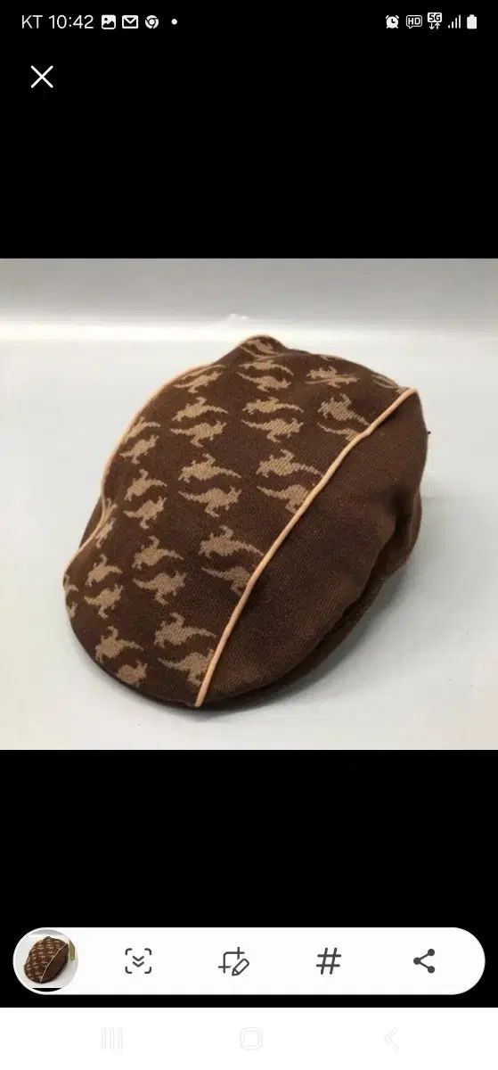 KANGOL(カンゴール) blue ニット 504 ハンチングキャップ 帽子-( 57 60