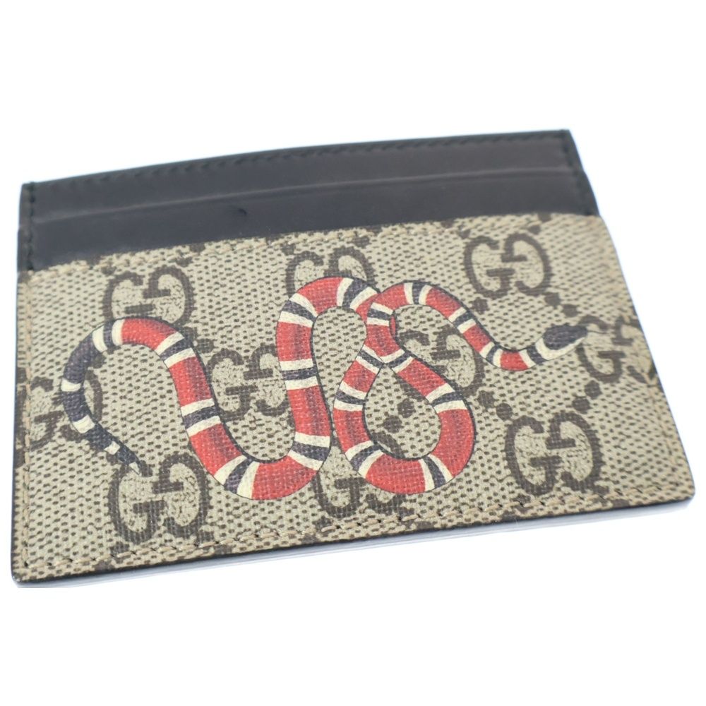 GUCCI グッチ カードケース GG キングスネーク PVC 蛇 GUCCI（グッチ