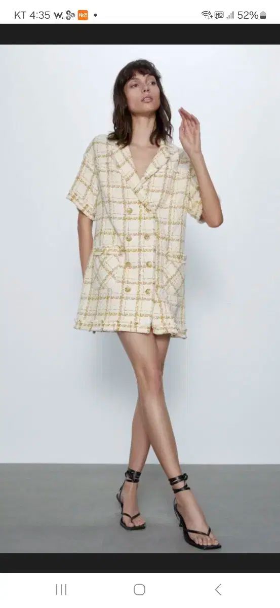 チェックスパンコールボレロラメドレス／レジャ（Leja） Leja ドレス