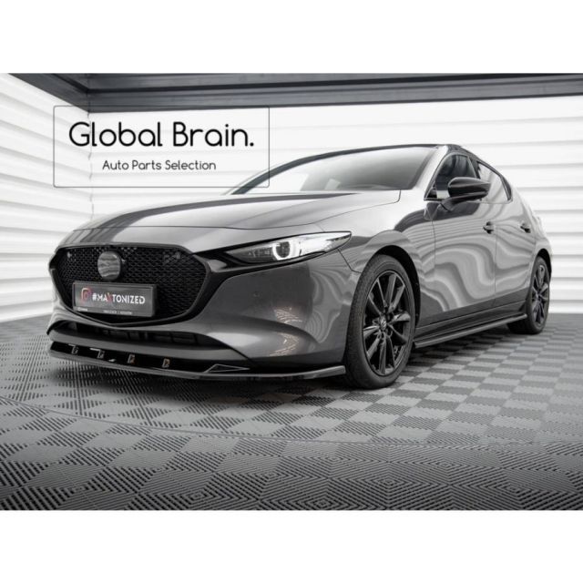 mazda3 EUROUサイドスカートスポイラー マツダ3 MAZDA3 ファストバック サイド スカート カバー スポイラー