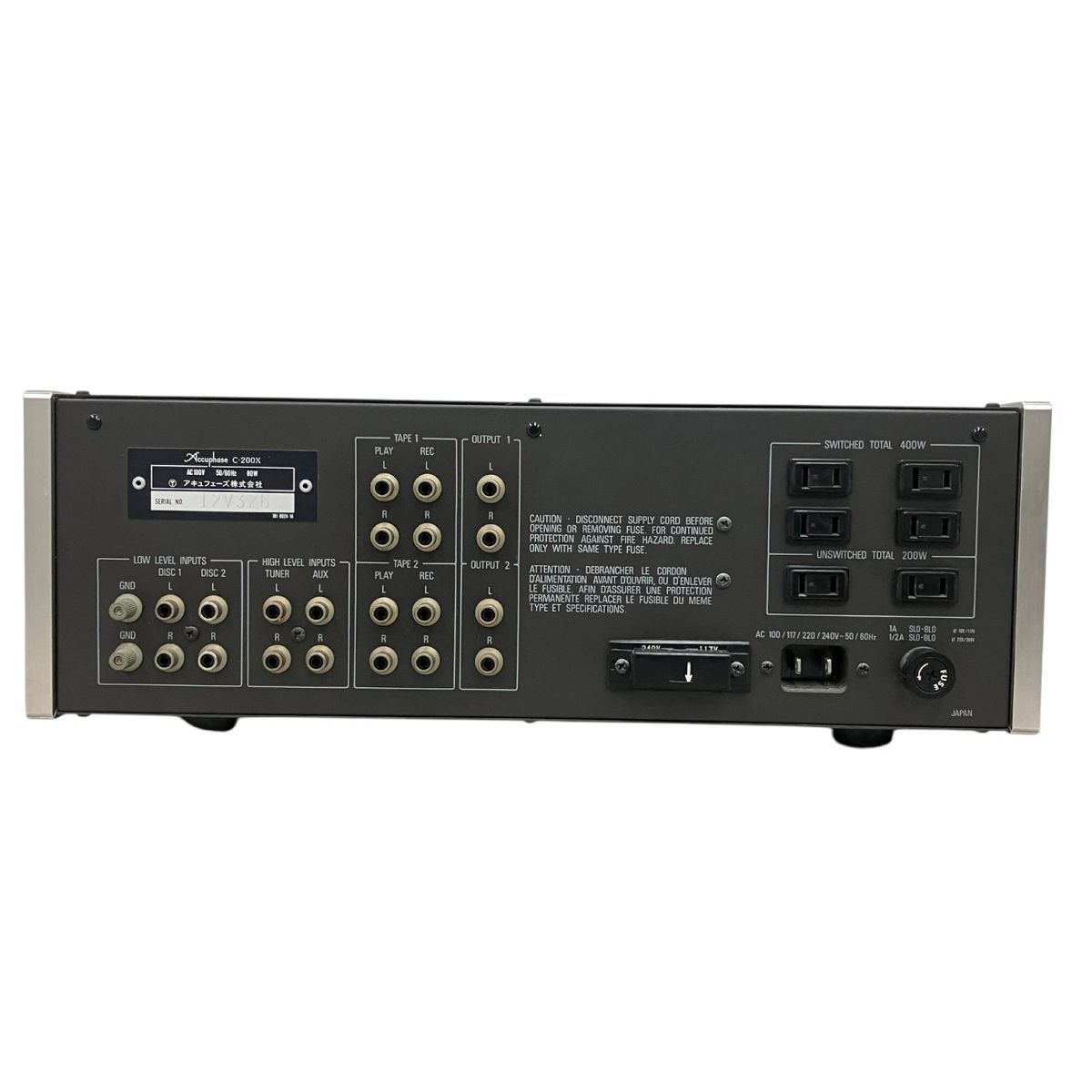 Accuphase C-200X ステレオコントロールアンプ プリアンプ 音響