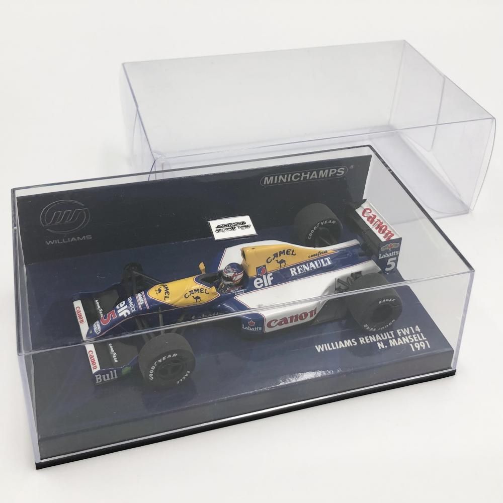 ミニカー　1/43 WILLIAMS RENAULT FW14 1991 canon #5(ホワイト×ブルー×イエロー) [400910005] Minichamps 1:43 R. Patrese Williams Renault FW14 formula one