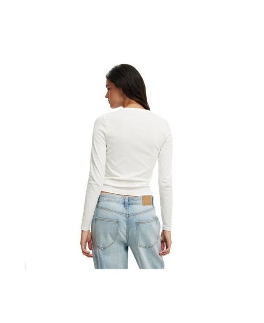 売れ筋商品|||コットンオン ニット&セーター アウター レディース Women's Ryan Henley Long Sleeve Sour cherry コットンオン ニット&セーター アウター レディース Women's