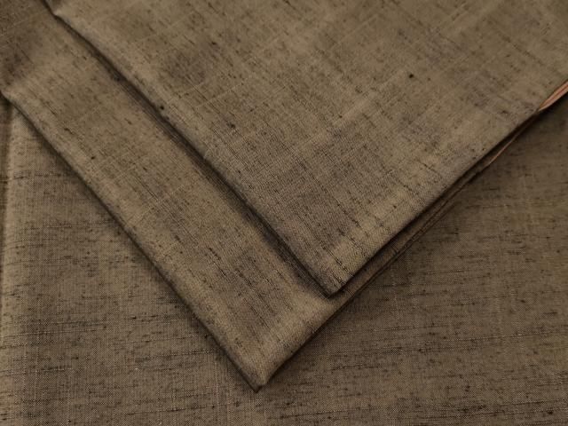 平和屋着物○上質な紬 色無地 媚茶色 正絹 逸品 CAAU1703yc - メルカリ