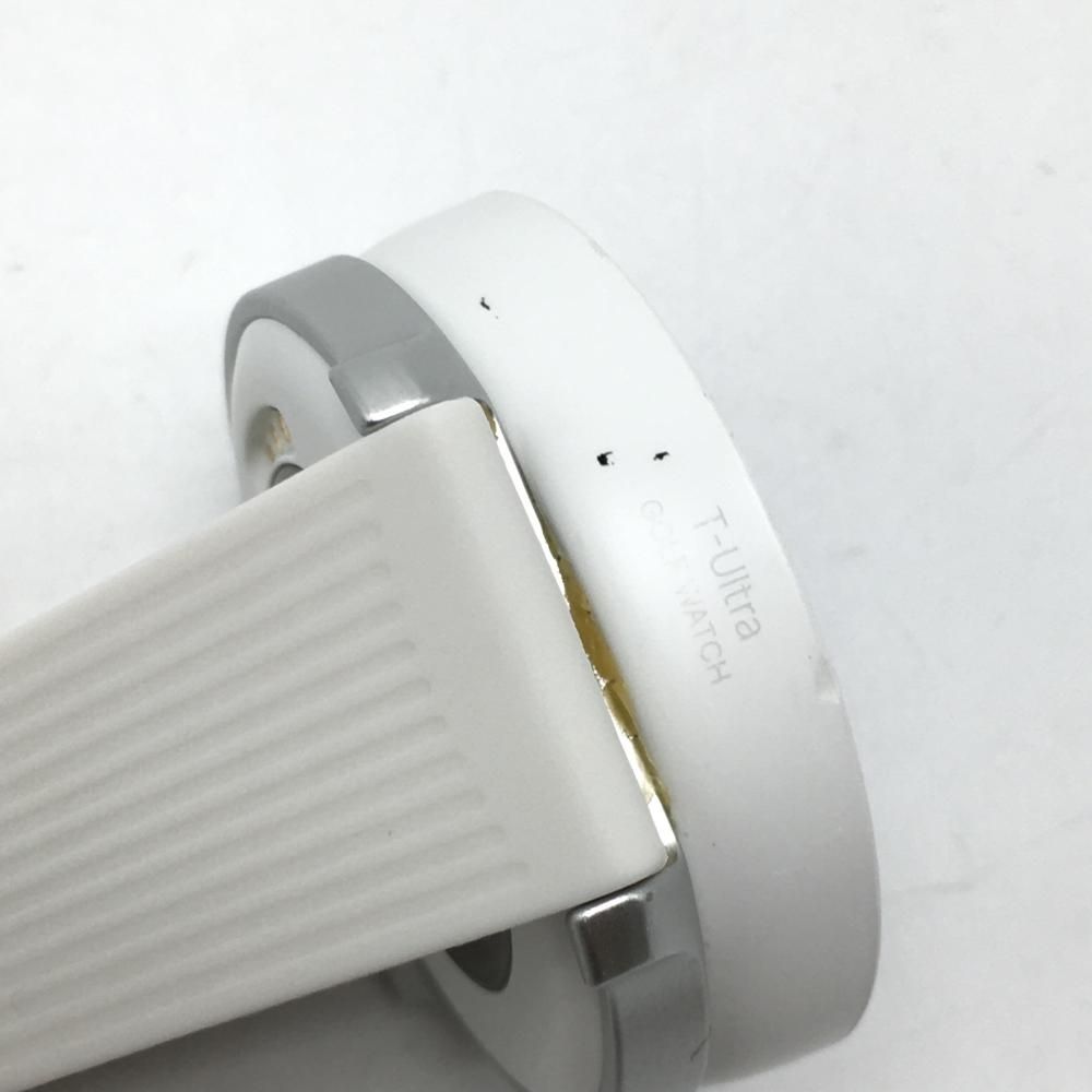美品】ボイスキャディ ゴルフウォッチ 白 GPS T-Ultra GOLF