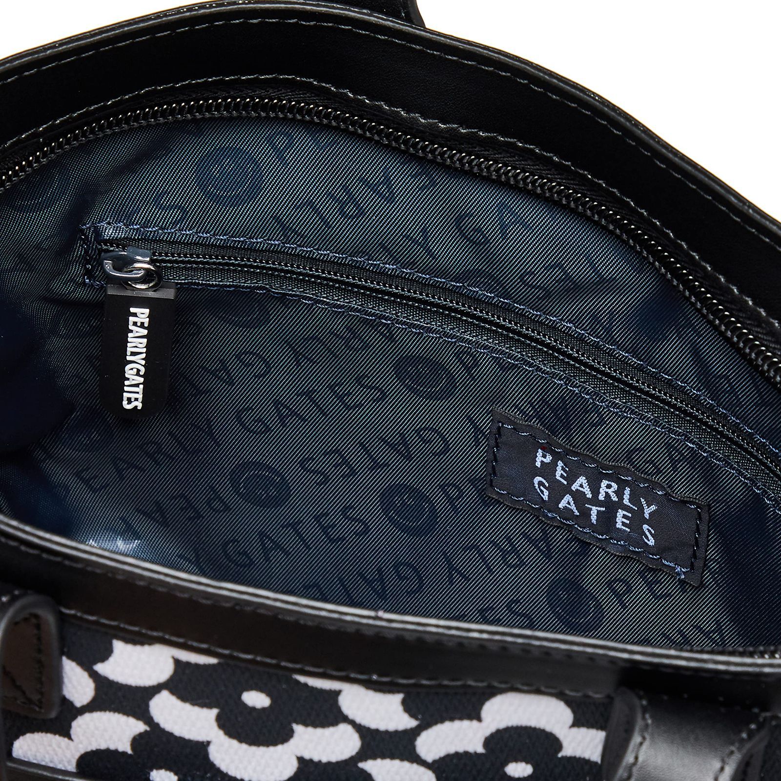 PEARLY GATESパーリーゲイツジオメトリックフラワー柄カートバッグ