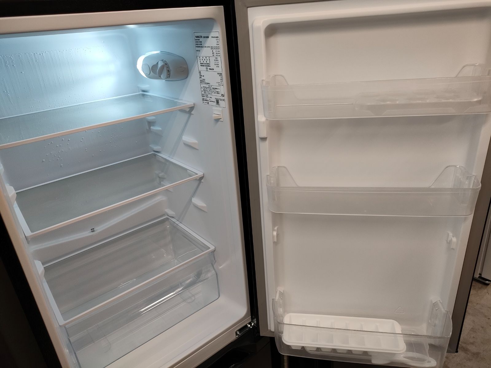 YAMAZEN 冷蔵庫 157L 2025年製 YFR−D160 B